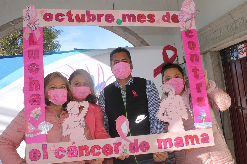 Conmemora Yauhquemehcan día internacional de la lucha contra el cancer de mama