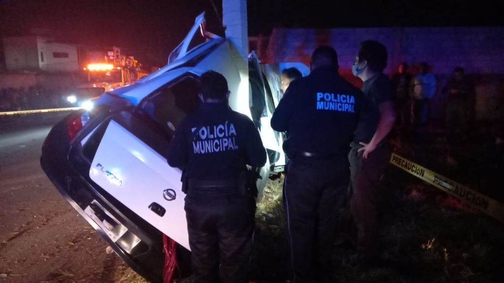 Pone a disposición policía capitalina vehículo del accidente en Atlahapa