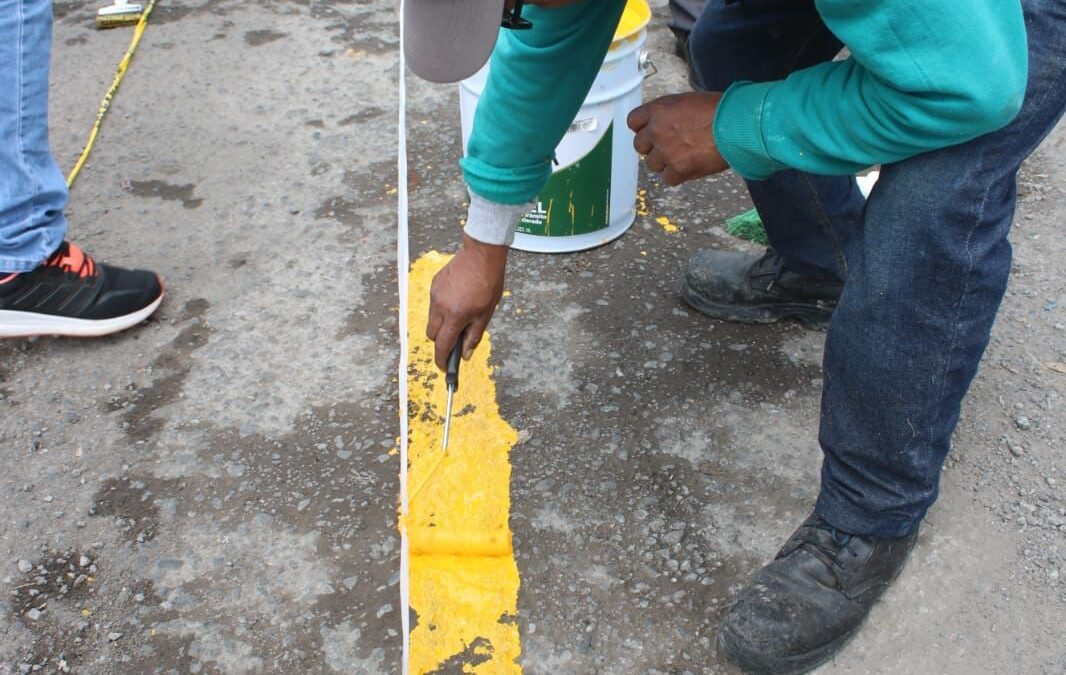Rescatan parada de transporte público en el Mercado Nuevo de Chiautempan