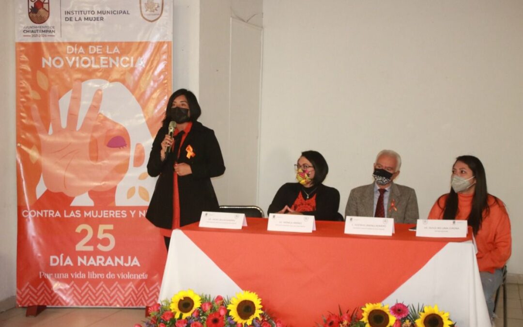 Realiza Chiautempan conferencia para erradicar la violencia contra las mujeres