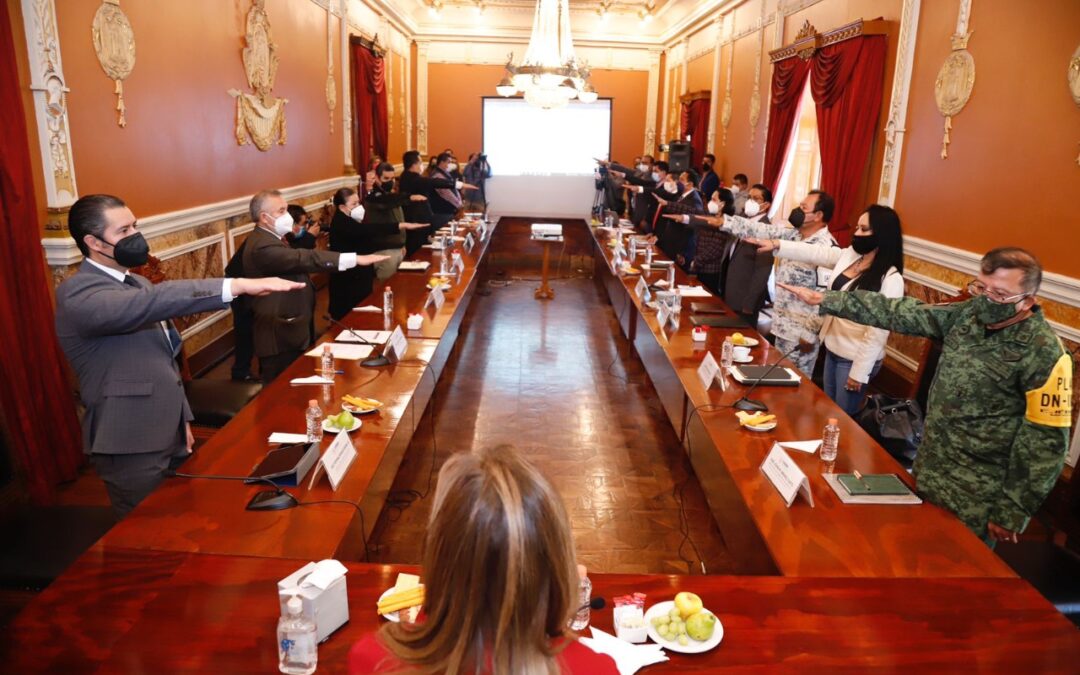LORENA CUÉLLAR INSTALÓ EL CONSEJO ESTATAL DE SEGURIDAD