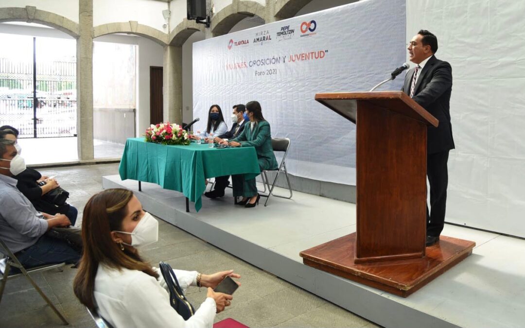 Participa Jorge Corichi en la inauguración del Foro “Mujeres, oposición y juventud 2021”
