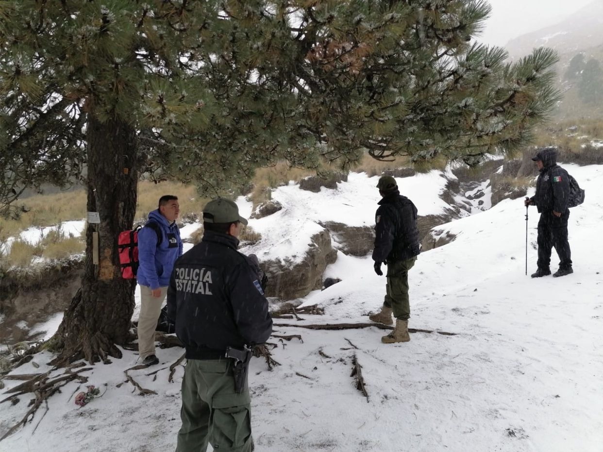 operativo en l a malinche por nevada