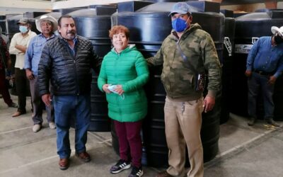 Inicia la entrega de Cisternas en el municipio de Atltzayanca