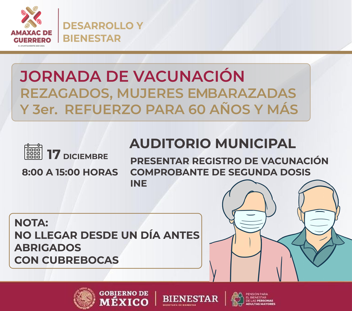 Vacunación Amaxac 17 de diciembre