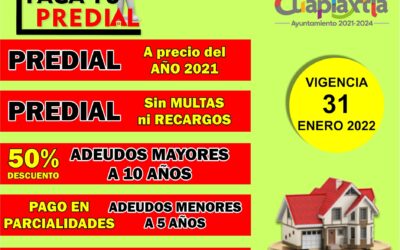 Ayuntamiento de Cuapiaxtla Pone en marcha promociones en pago a los servicios municipales