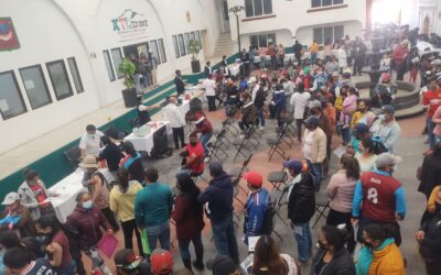 Exitosa Jornada de vacunación en el municipio de Atltzayanca.