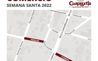 Se regulará la zona de comercio en esta Semana Santa en Cuapiaxtla