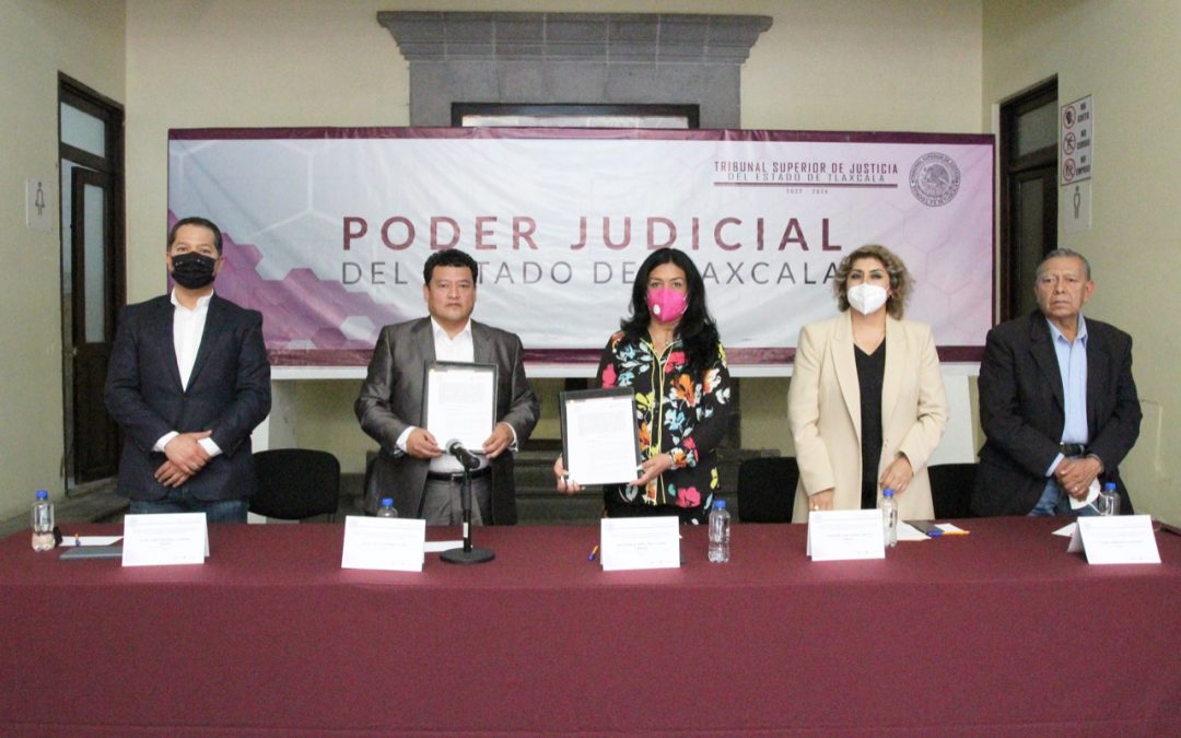 Firma TSJE convenio de colaboración con el Secretario Técnico del Sistema Anticorrupción de Tlaxcala