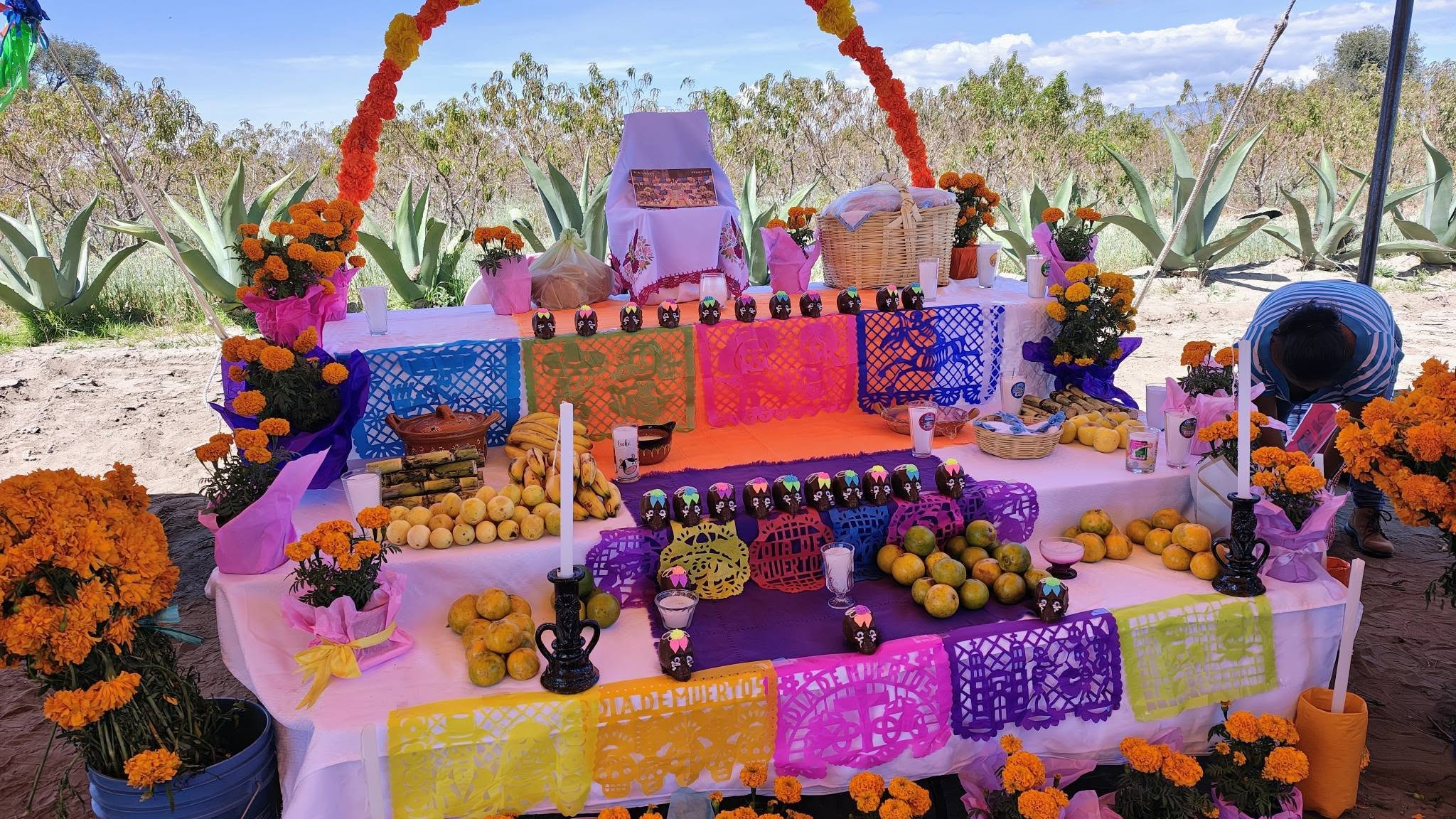 Realizan concurso y exhibición de ofrendas en Santa Beatriz la Nueva, Cuapiaxtla